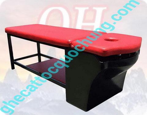 QH-58027 Đỏ (Giường Gội 2 Chức Năng -Gội & Massage )
